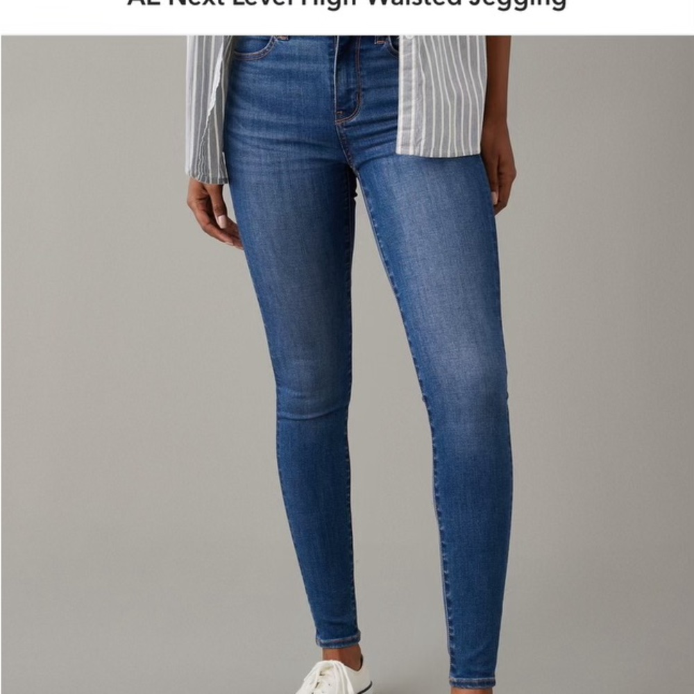 High waisted jeggings